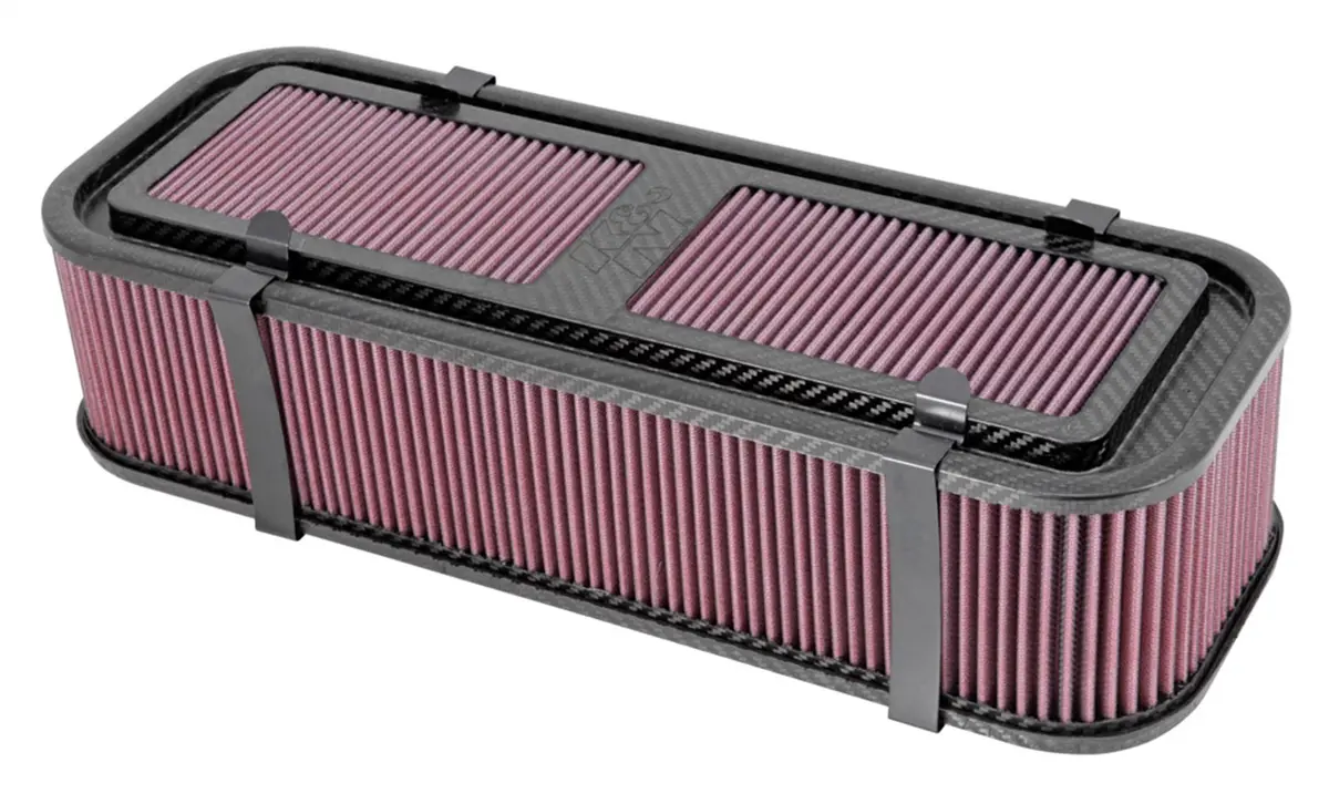 K&N Filters 100-8576 Composite Carbon Fiber Cold Air Box 1