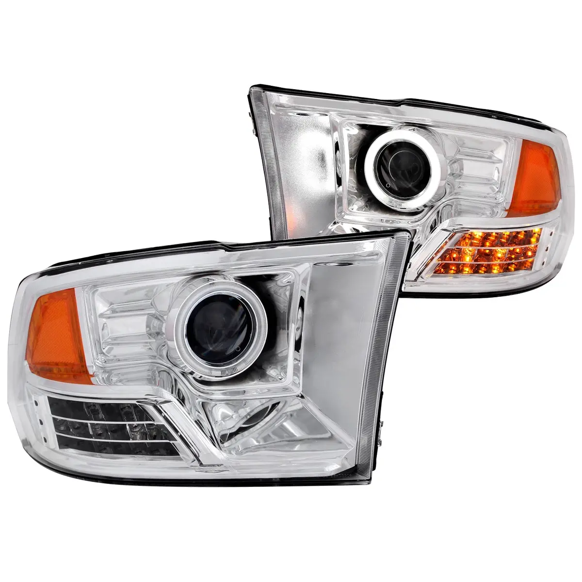 Anzo Usa 111160 Projector Headlight Set W/Halo 1