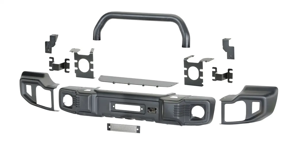Rugged Ridge 11544.09 Spartacus Front Bumper Kit Fits 07-18 Wrangler (Jk) 1