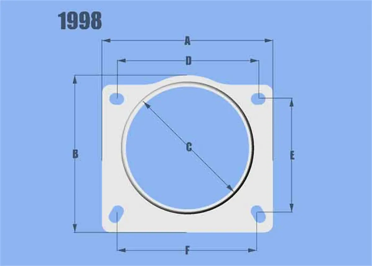 Vibrant Performance 1998 Mass Air Flow Sensor Adapter 1