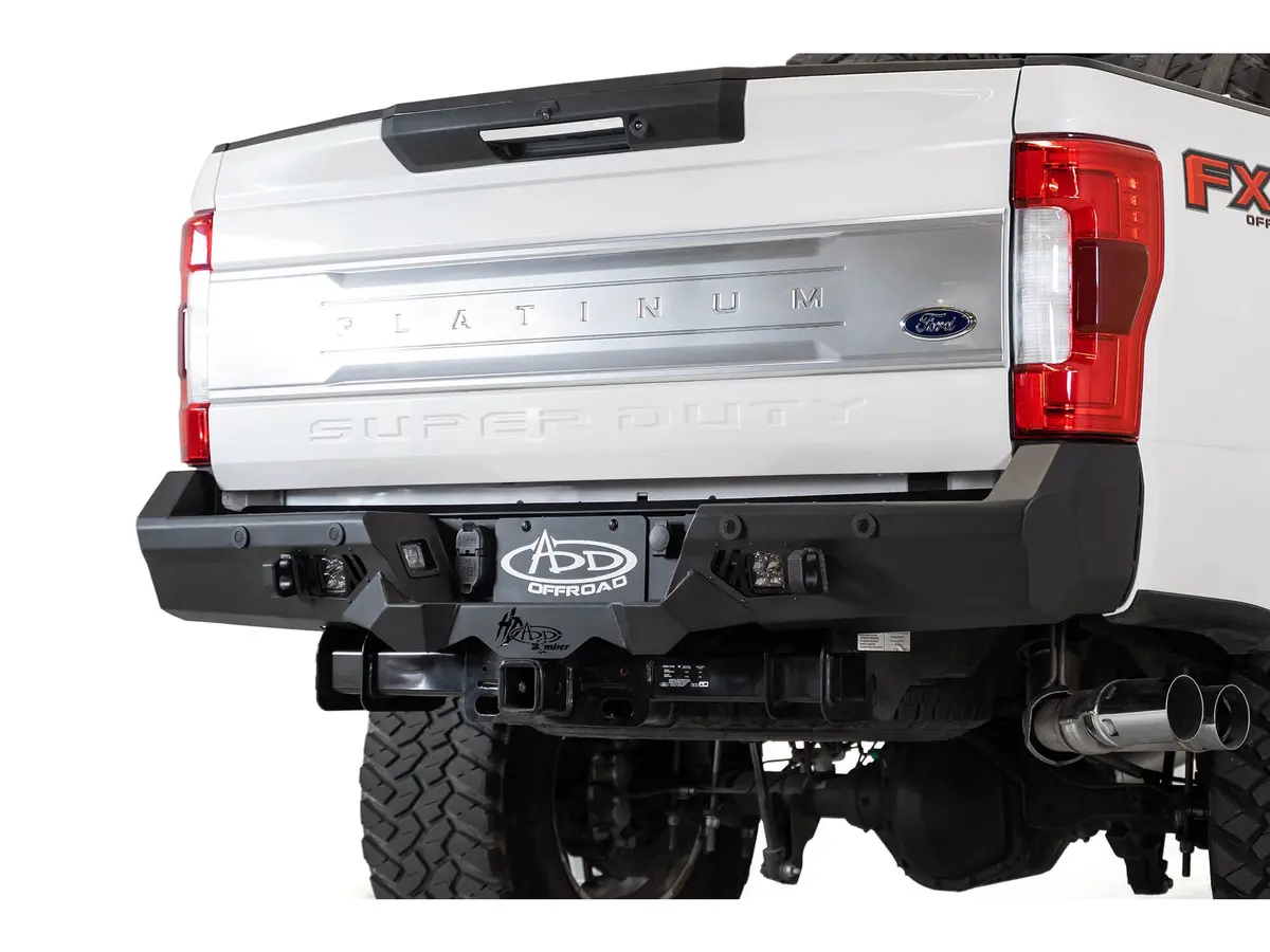 Addictive Desert Designs 2017-2022 Ford Super Duty Bomber Hd Rear Bumper 1
