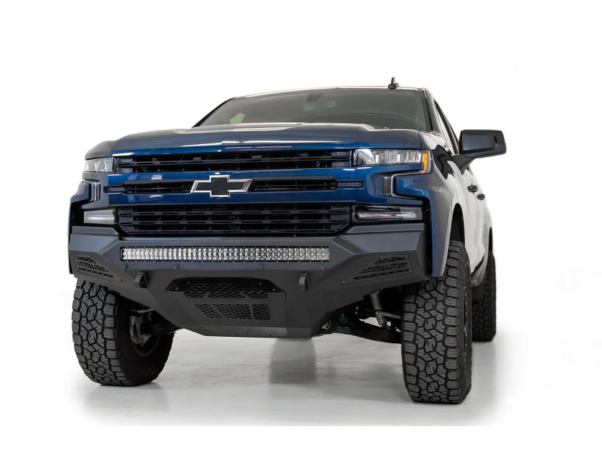 Addictive Desert Designs 2019-2021 Chevy Silverado 1500 Stealth Fighter Front Bumper 1