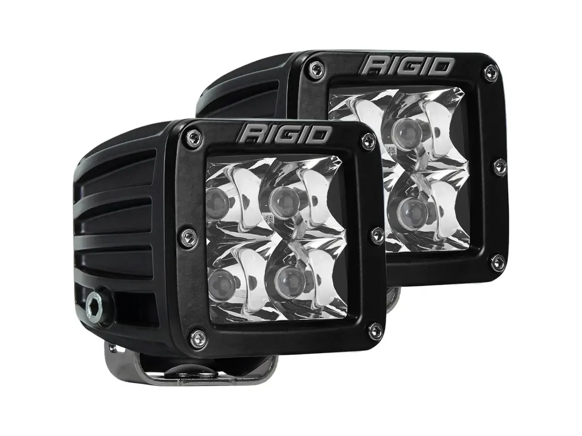 Rigid Industries D-Series Pro Spot Surface Mount Pod Lights (2 Lights) 1
