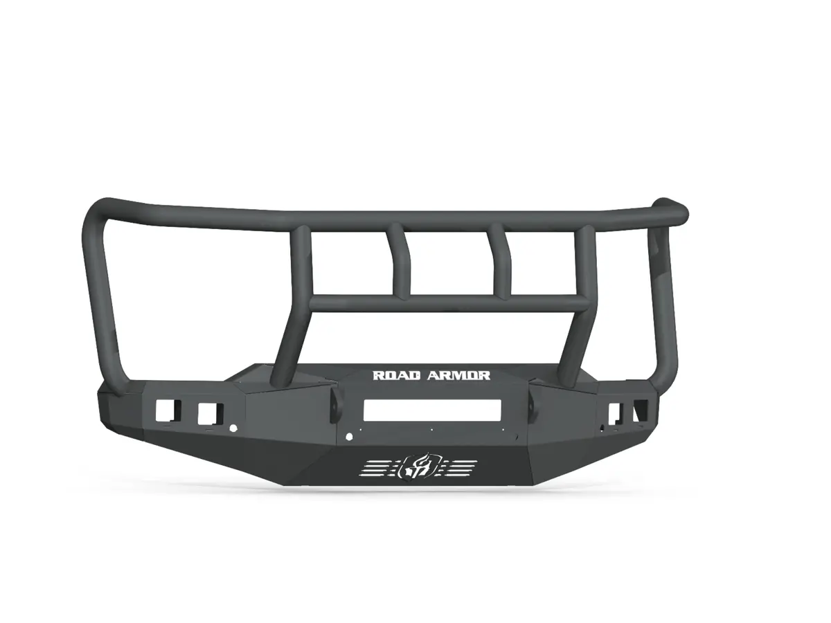 Road Armor Stealth Front Non-Winch Bumper Titan Ii Guard - Texture Black 2020-2023 Chevrolet 2500/3500 1