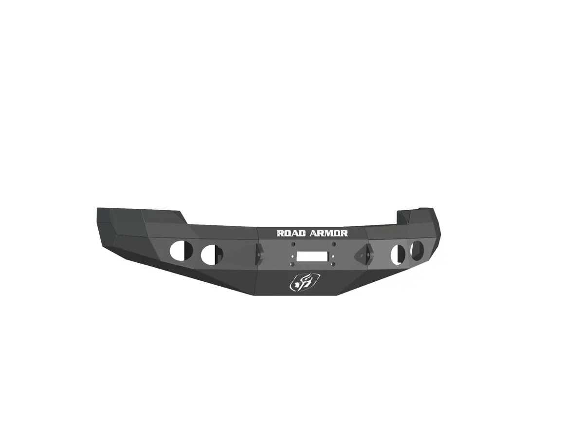 Road Armor Stealth Front Winch Bumper | Round Holes - Texture Black 2008-2010 Chevrolet 2500/3500 1