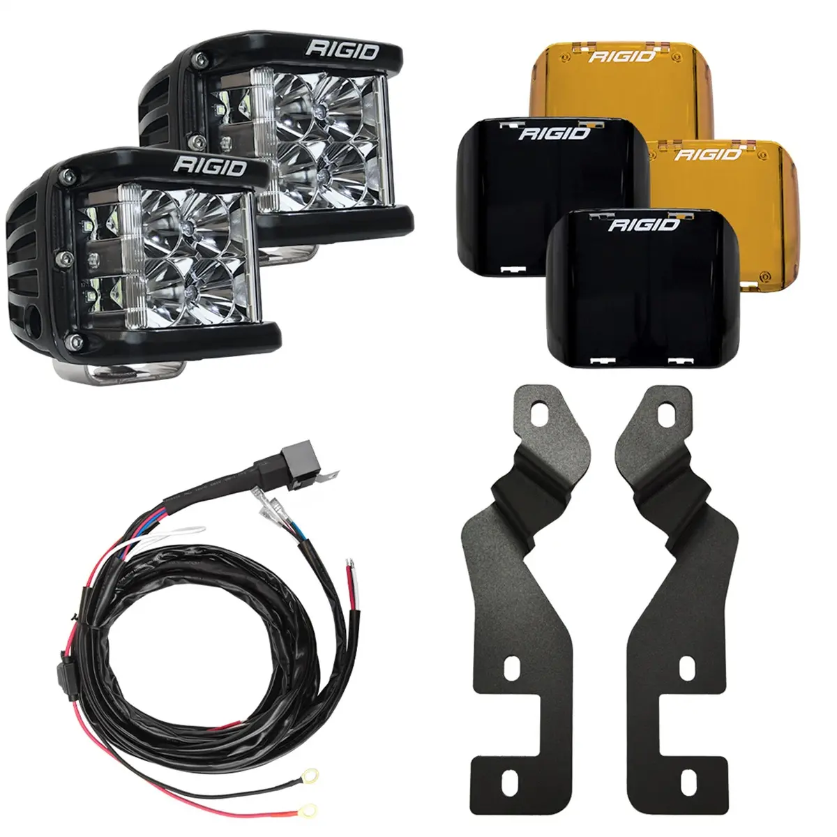 Rigid Industries 46710 A-Pillar D-Ss Side Shooter Light Mount Kit 1