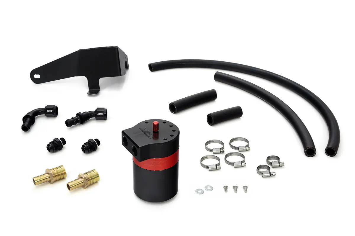 Hps 860-009 Black Oil Catch Can Fits 22-24 Wrx 2.4L Turbo 1