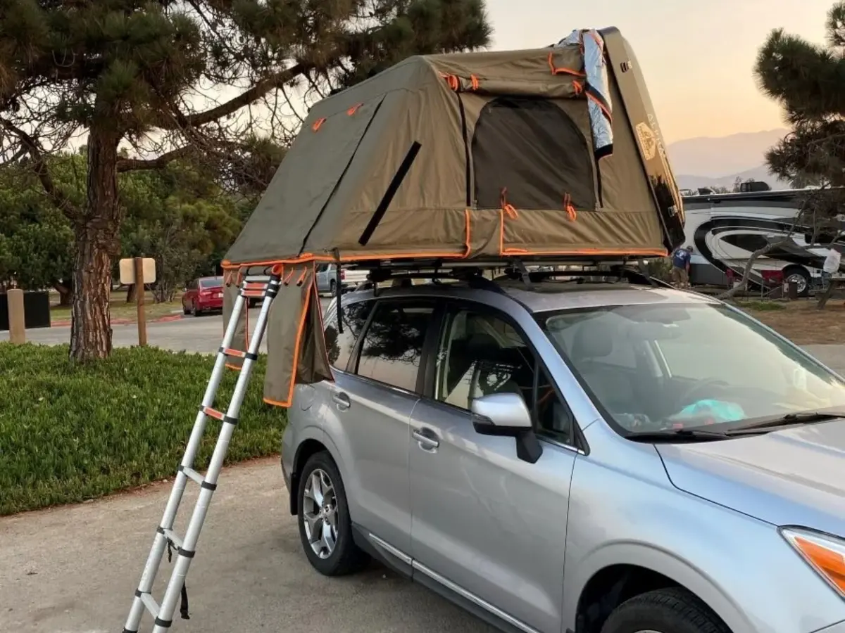 Tuff Stuff Alpha Ii Hard Shell Rooftop Tent - 2 Person 2