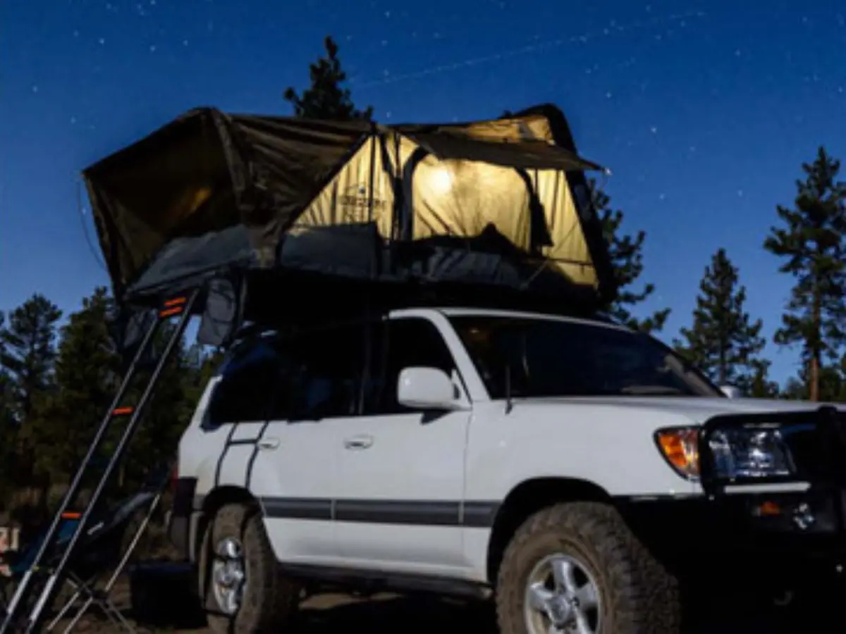 Overland Vehicle Systems Bushveld Ii Hard Shell Roof Top Tent - 2 Person 2
