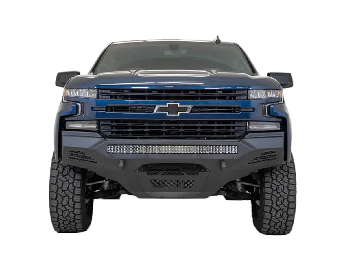 Addictive Desert Designs 2019 Chevrolet Silverado 1500 Stealth Fighter Front Bumper 1