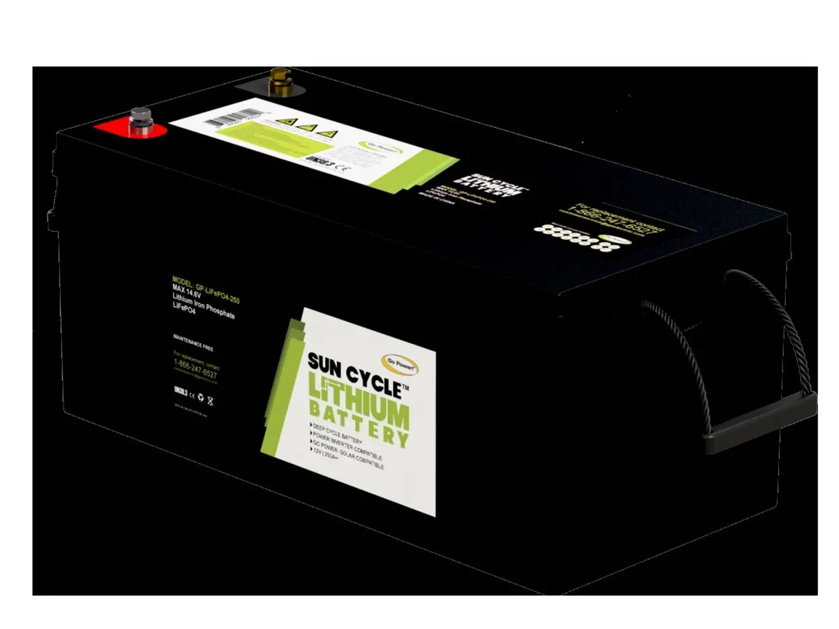 Go Power! Lithium Battery 250 Amp 12 Volt 1