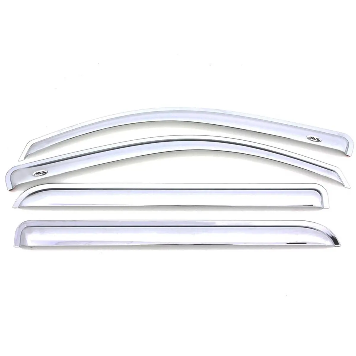 Auto Ventshade 684738 Chrome Ventvisor Deflector 4 Pc. Fits 04-14 F-150 1