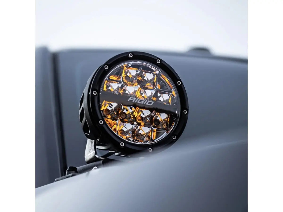 Rigid Industries 360-Series 6 Inch Led Off-Road Spot Optic With Amber Backlight | Pair 2