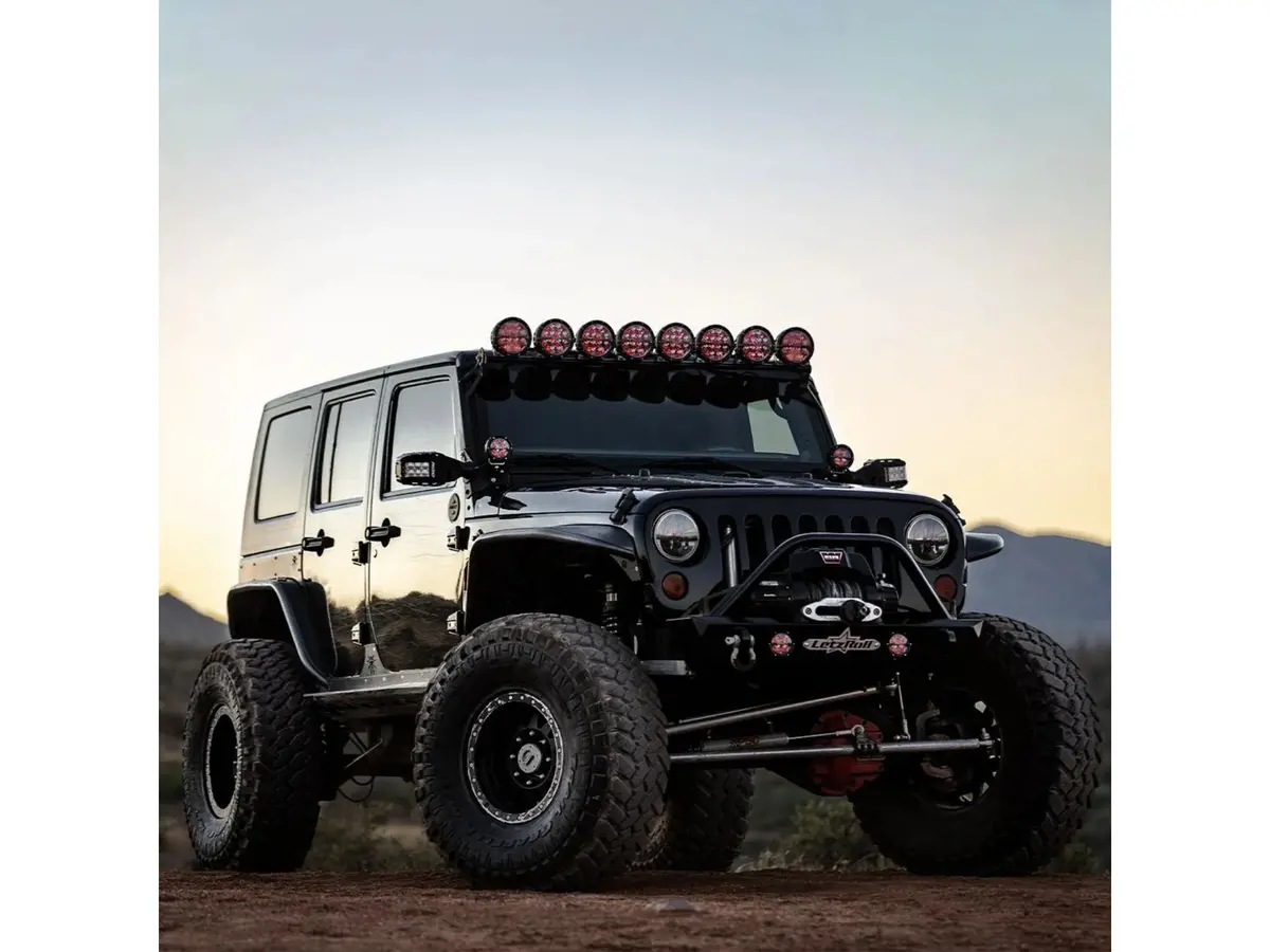 Rigid Industries 360-Series 6 Inch Led Off-Road Drive Optic With Amber Backlight| Pair 2