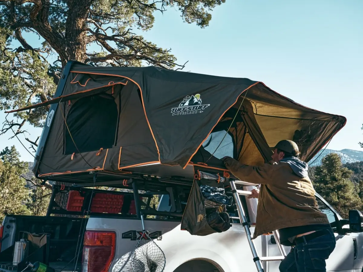 Tuff Stuff Alpha Hard Shell Rooftop Tent - 4 Person 1