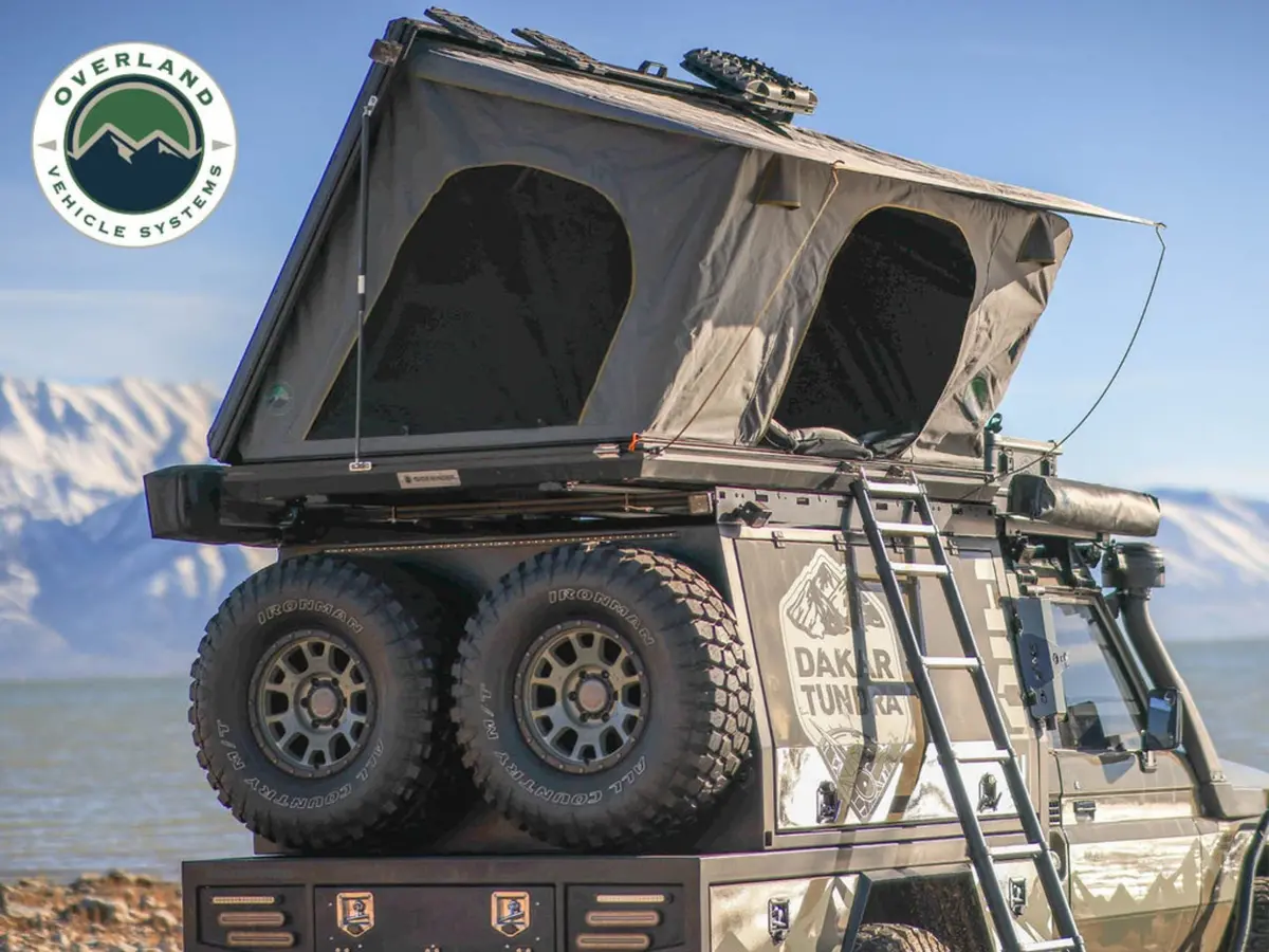 Overland Vehicle Systems Sidewinder Aluminum Rooftop Tent - 3 Person 1