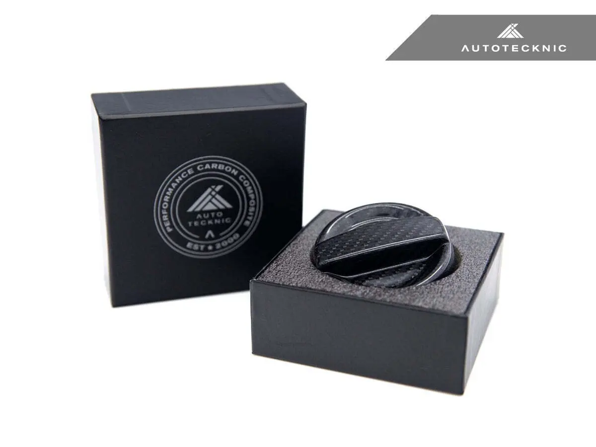Autotecknic Bm-0008-F40-Bc Dry Carbon Competition Oil Cap Cover F40 1 Series 1