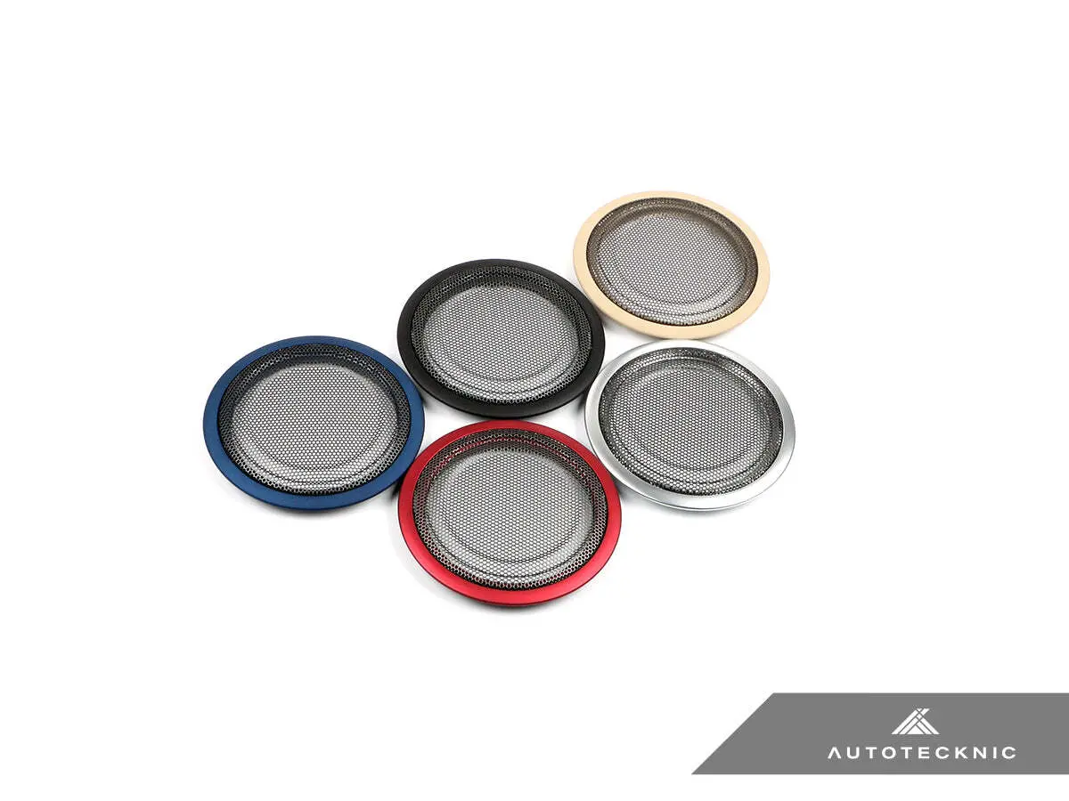 Autotecknic Bm-0247 Door Panel Speaker Mesh Cover Set For Bmw F Chassis 1