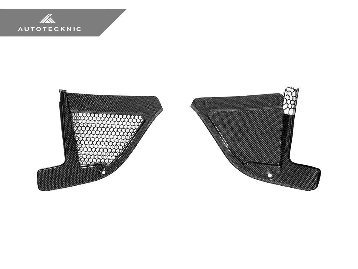 Autotecknic Dry Carbon Engine Cowl Panel Trim Set F95 X5m F96 X6m 1