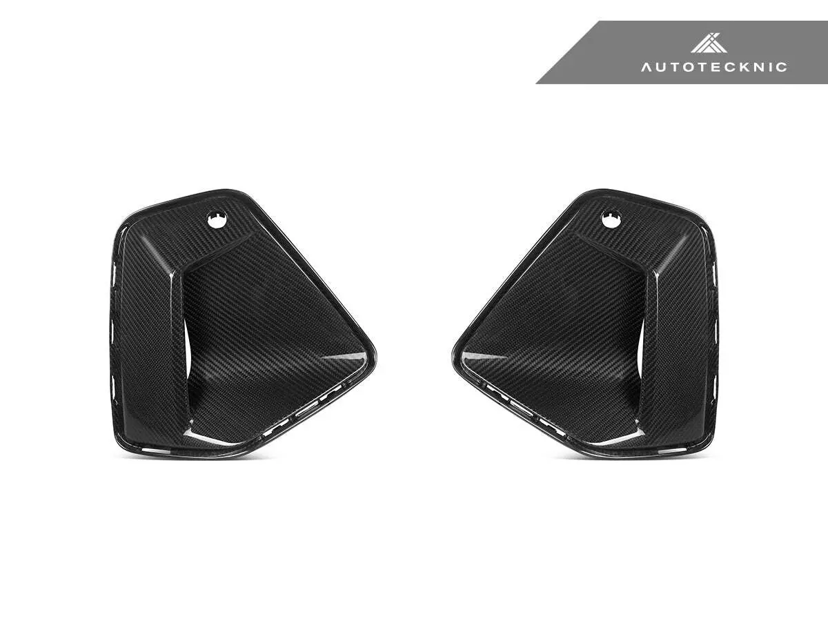 Autotecknic Bm-0830 Dry Carbon Front Bumper Trim Set G60 5 Series 1