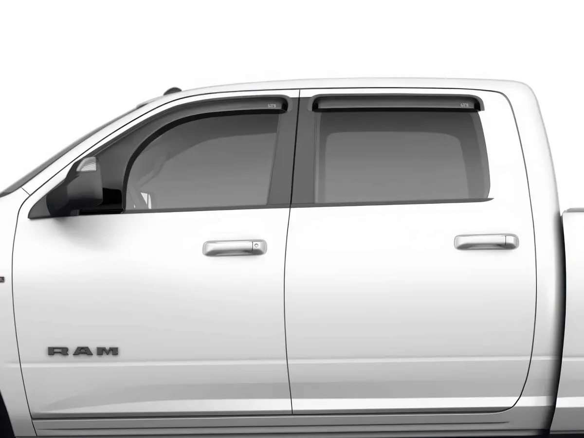 Gt Styling 82181S Smoke Bubble Extended Ventgard Fits 19-24 Truck 1500 Classic 1