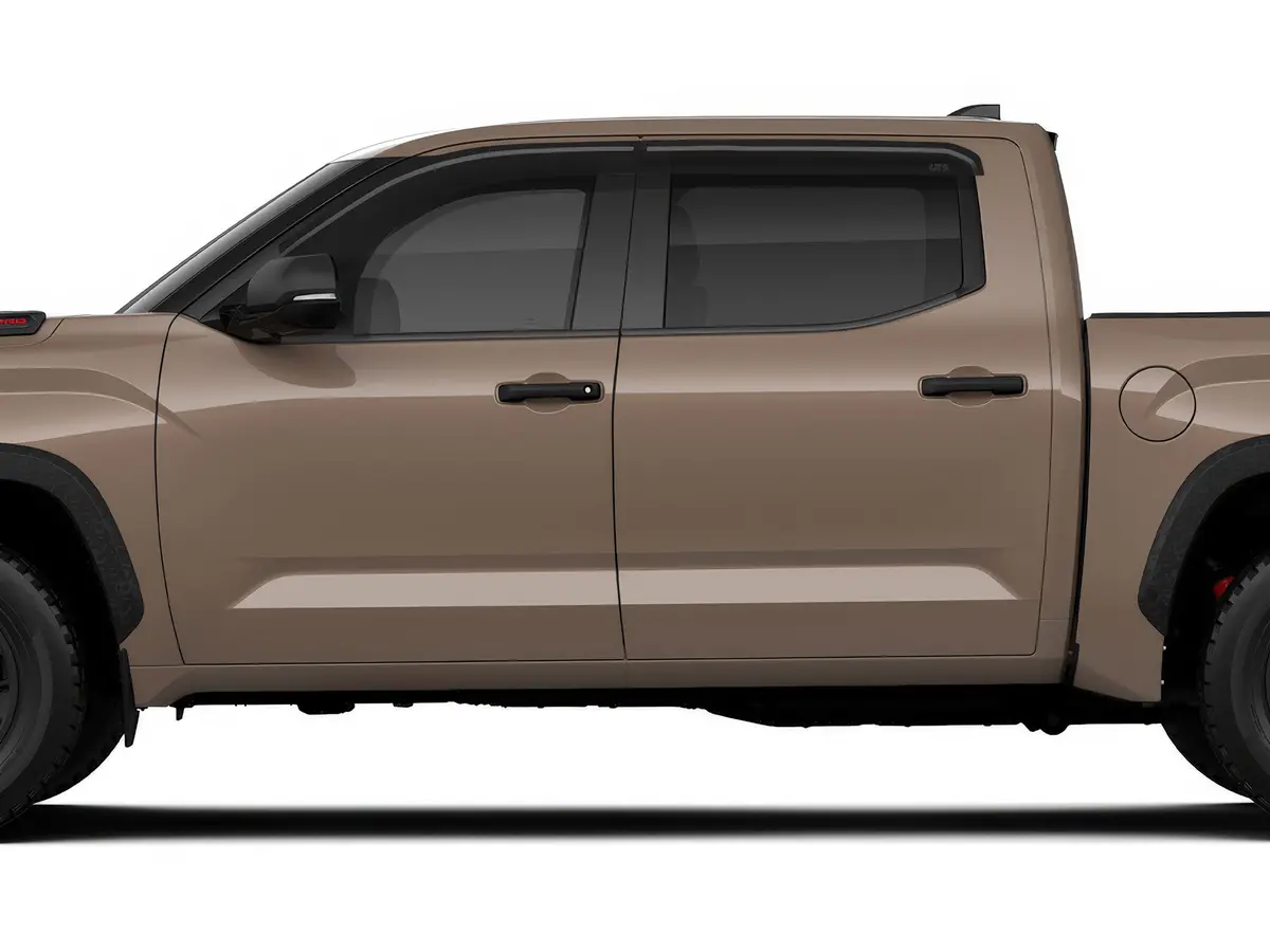 Gt Styling 82803 Smoke Bubble Extended Ventgard Fits 22-26 Tundra Crew Max 1