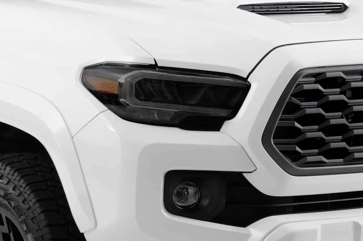 Gt Styling Gt1886x Carbon Fiber Look Headlight Cover 2 Pc Fits 16-23 Tacoma 1