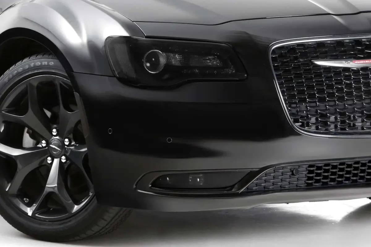 Gt Styling Gt7118x Carbon Fiber Look Headlight Cover Kit 4 Pc Fits 11-23 300 1