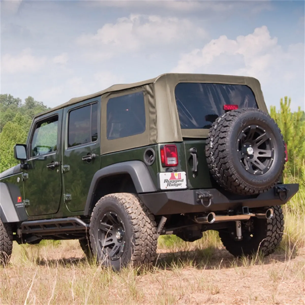 Rugged Ridge 13741.36 Replacement Soft Top Fits 07-09 Wrangler (Jk) 1