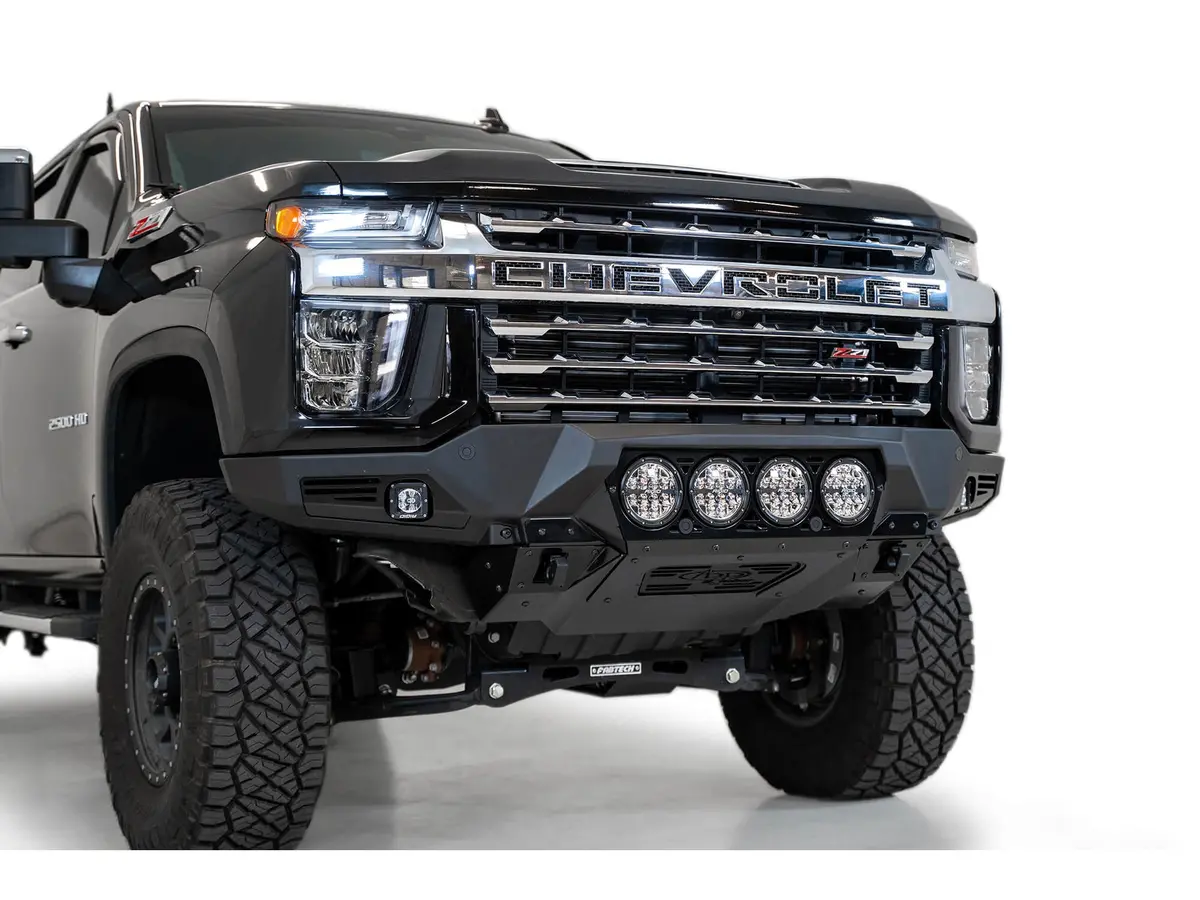 Addictive Desert Designs 2020-2022 Chevy 2500/3500 Bomber Front Bumper (Rigid 6") 1