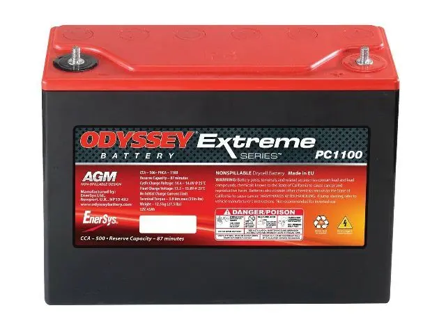 Odyssey Battery Ods-Agm40e Extreme Racing Battery 1