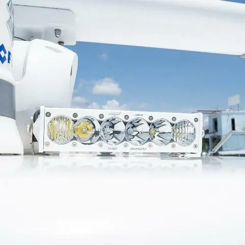 Baja Designs 451003Wt 10" Combo Clear White Straight Led Light Bar 1