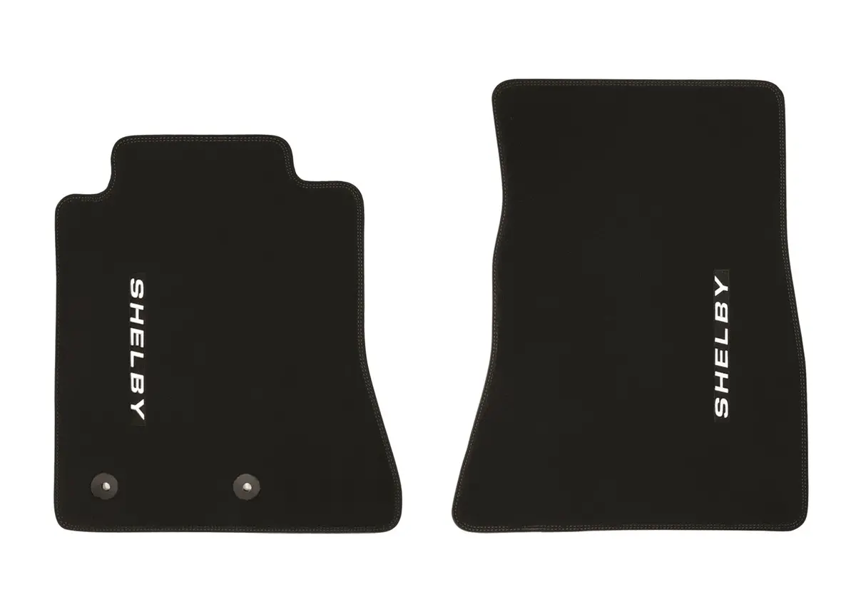 Drake Muscle Fms15-01-Blk Floor Mats Fits 15-21 Mustang 1