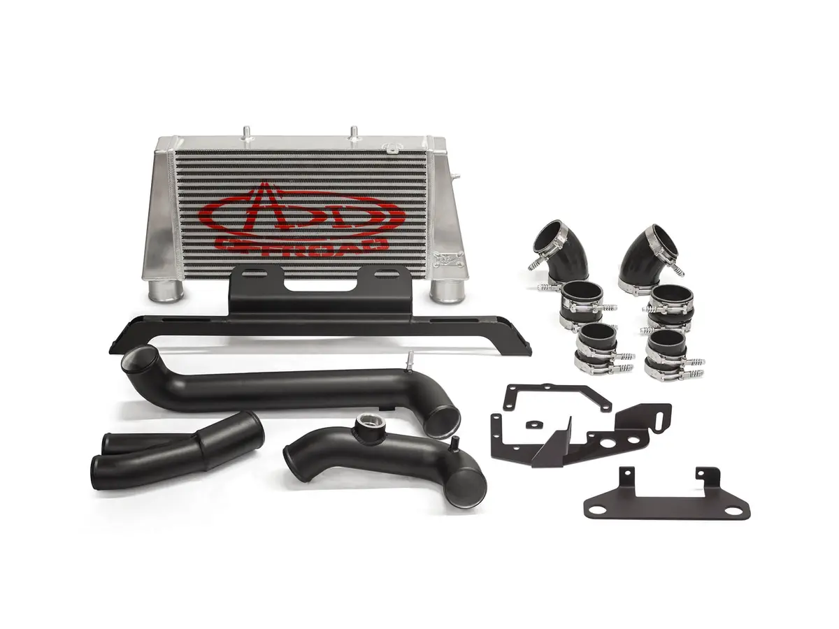 Addictive Desert Designs High Mount Intercooler Upgrade Kit By Afe For 2015-2023 Ford F-150 & Raptor 1