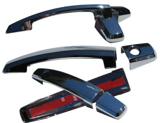 Qaa Dh54115 Polished Door Handle Trim 2Pc Fits 14-19 Corvette 1