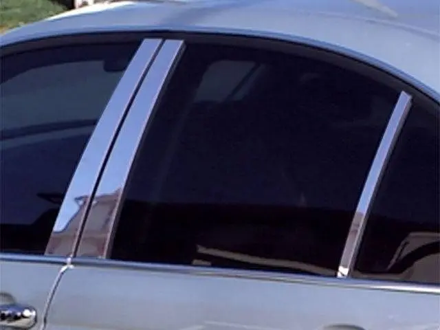 Qaa Pp12906 Polished Pillar Post Trim 6Pc Fits 12-18 3 Series Sedan 1