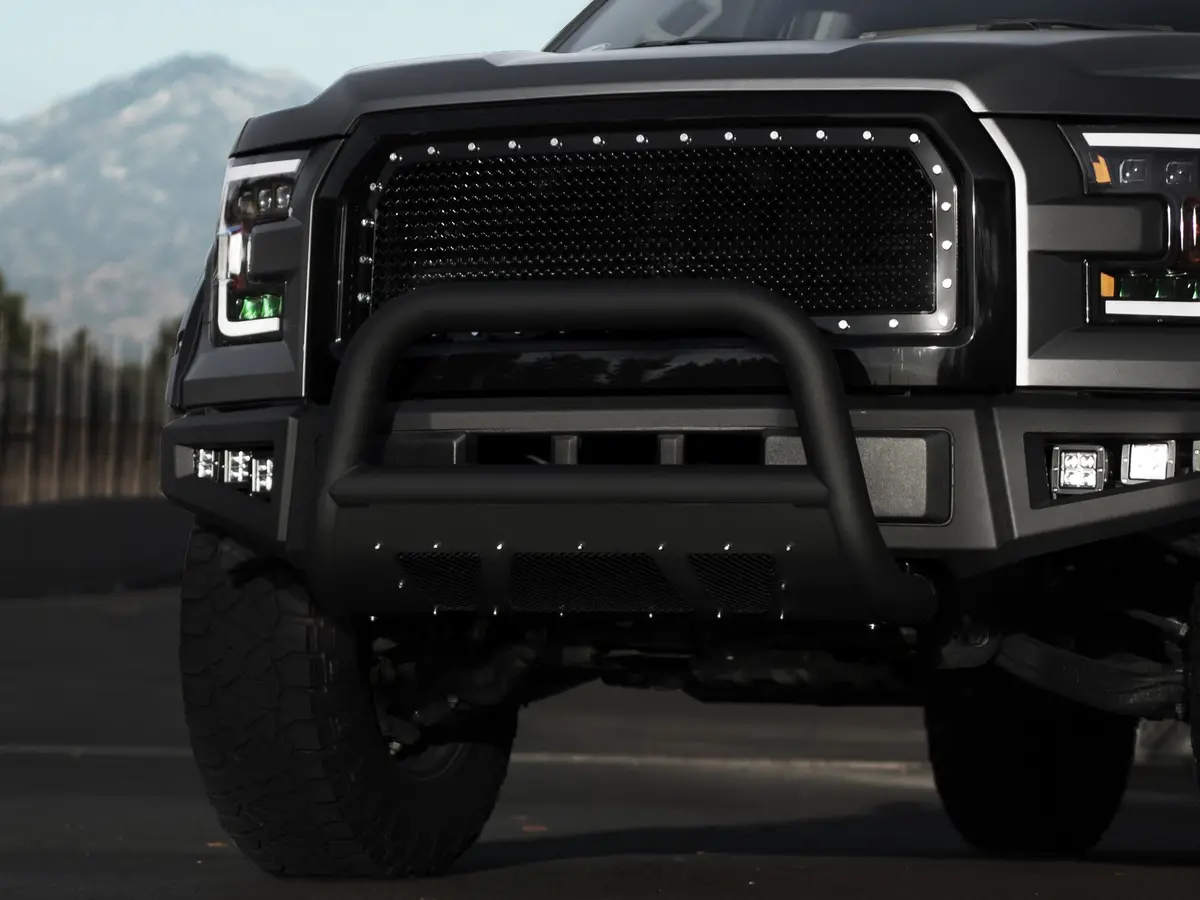 Armordillo 7177314 Matte Black Ms Series Bull Bar For 07 Silverado 1500 Classic 2