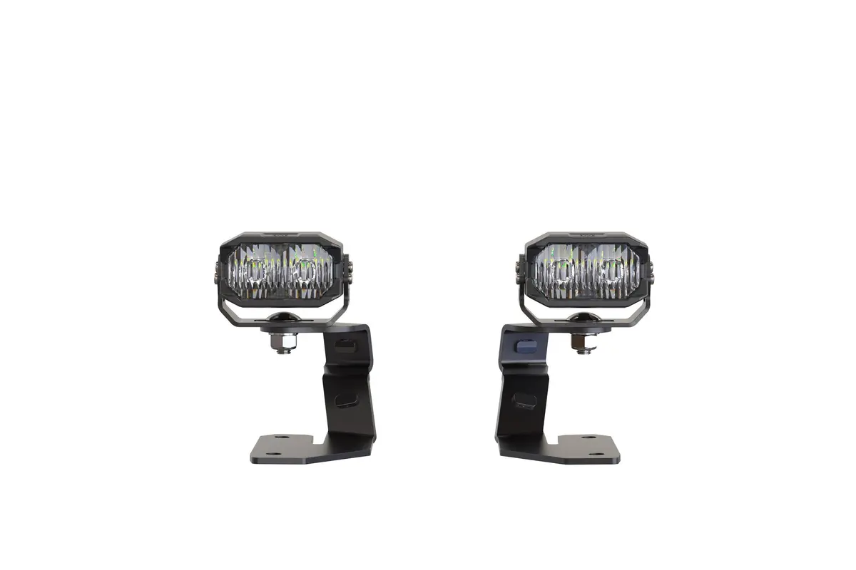Morimoto 2B-Plr-Baf043-0005 Led Pod Lights White Wide Beam For 03-10 Cayenne 2