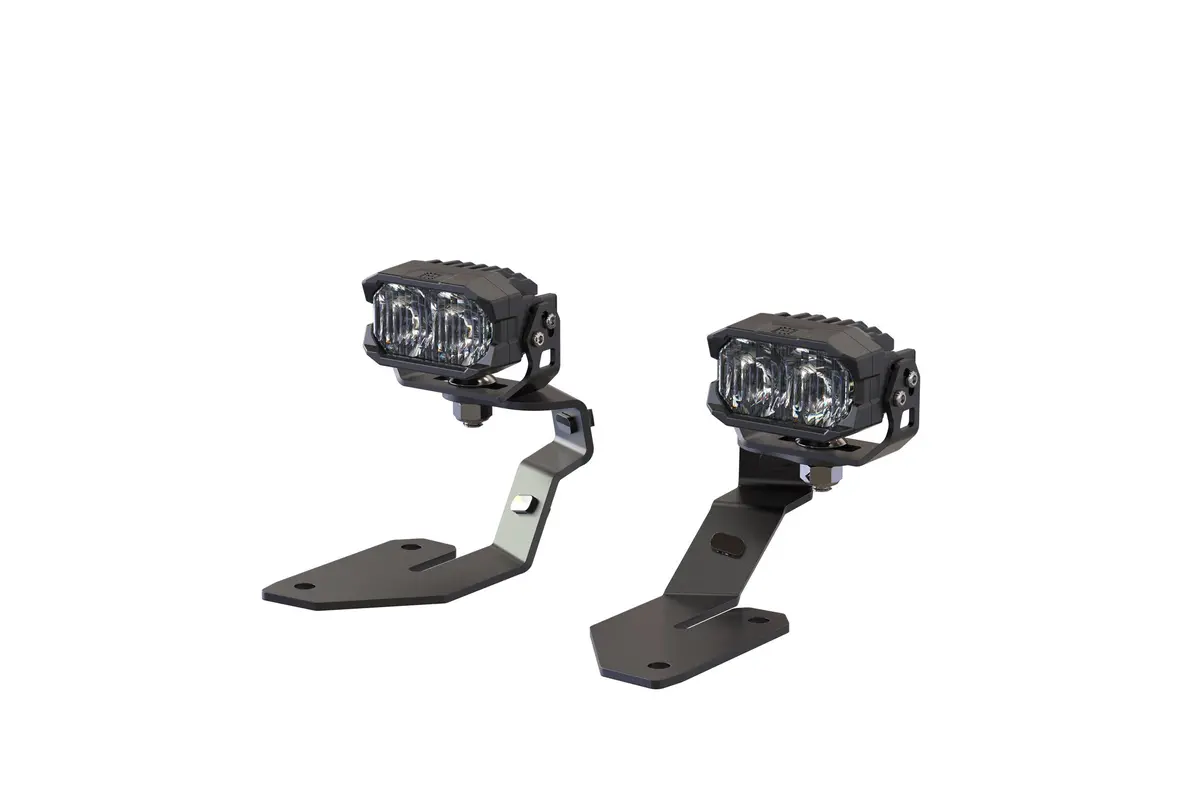 Morimoto 2B-Plr-Baf043-0005 Led Pod Lights White Wide Beam For 03-10 Cayenne 1