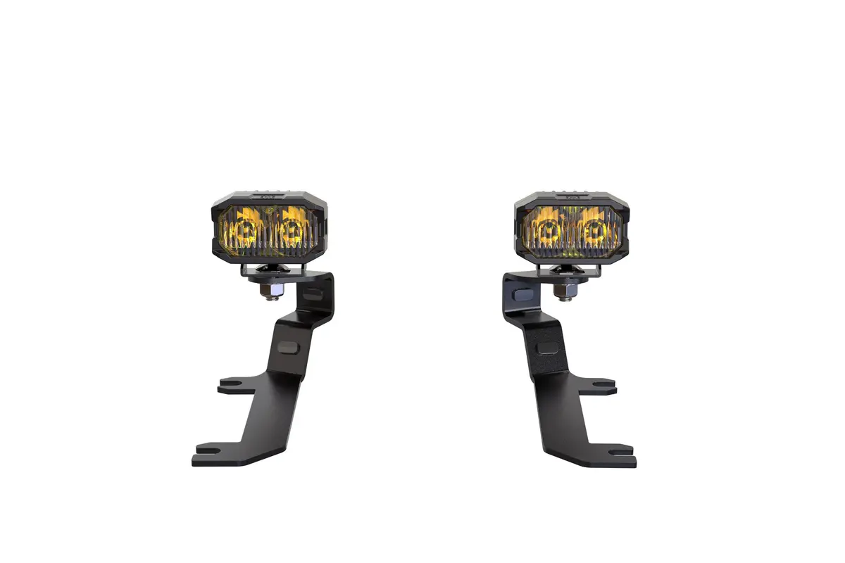 Morimoto Led Pod Lights Yellow Wide Beam For 19-26 Silverado 1500 2B-Plr-Baf091-0006 2
