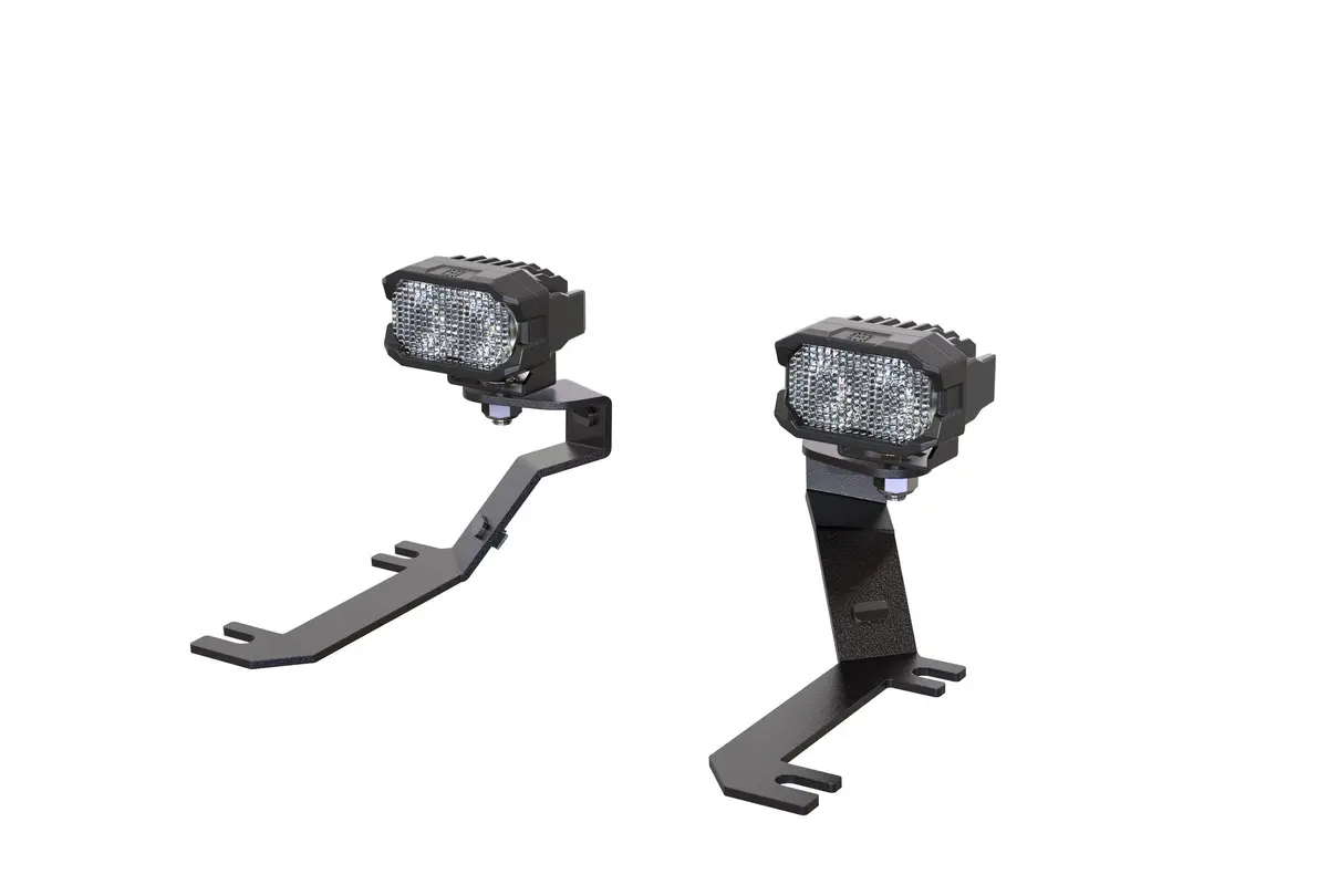 Morimoto Led Pod Light Kit Ncs White Sae Wide Beam Fits 2019+ Sierra 1500 2B-Plrkit-Baf072-0005 1