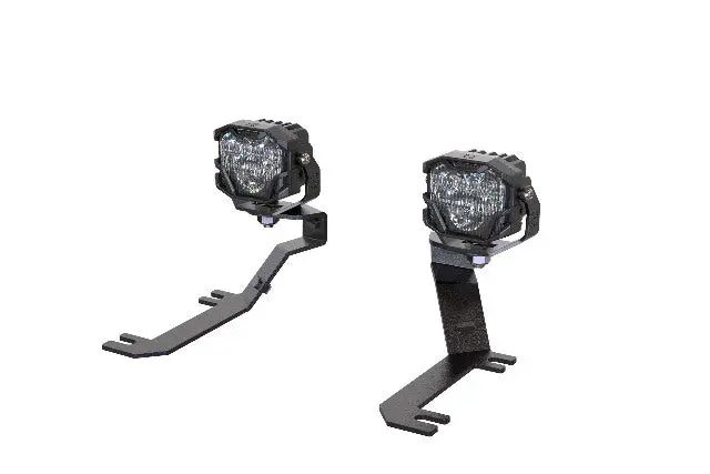 Morimoto Led Pod Lights Yellow Combo Beam For 19-26 Sierra 1500 4B-Plr-Baf072-0010 1