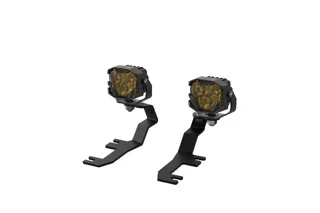 Morimoto 4B-Plr-Baf075-0012 Led Pod Lights Yellow Wide Beam For 15-26 Colorado 1