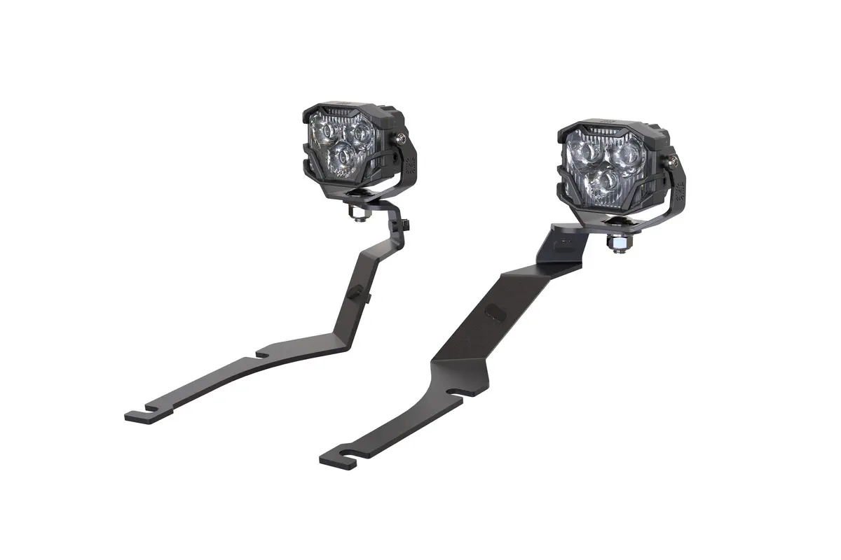 Morimoto 4B-Plr-Baf150-0005 Led Pod Lights White Wide Beam For 15-23 Charger 1