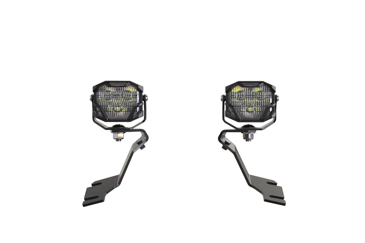 Morimoto 4B-Plr-Baf253-0013 Led Pod Lights White Flood Beam For 13-26 Transit 2
