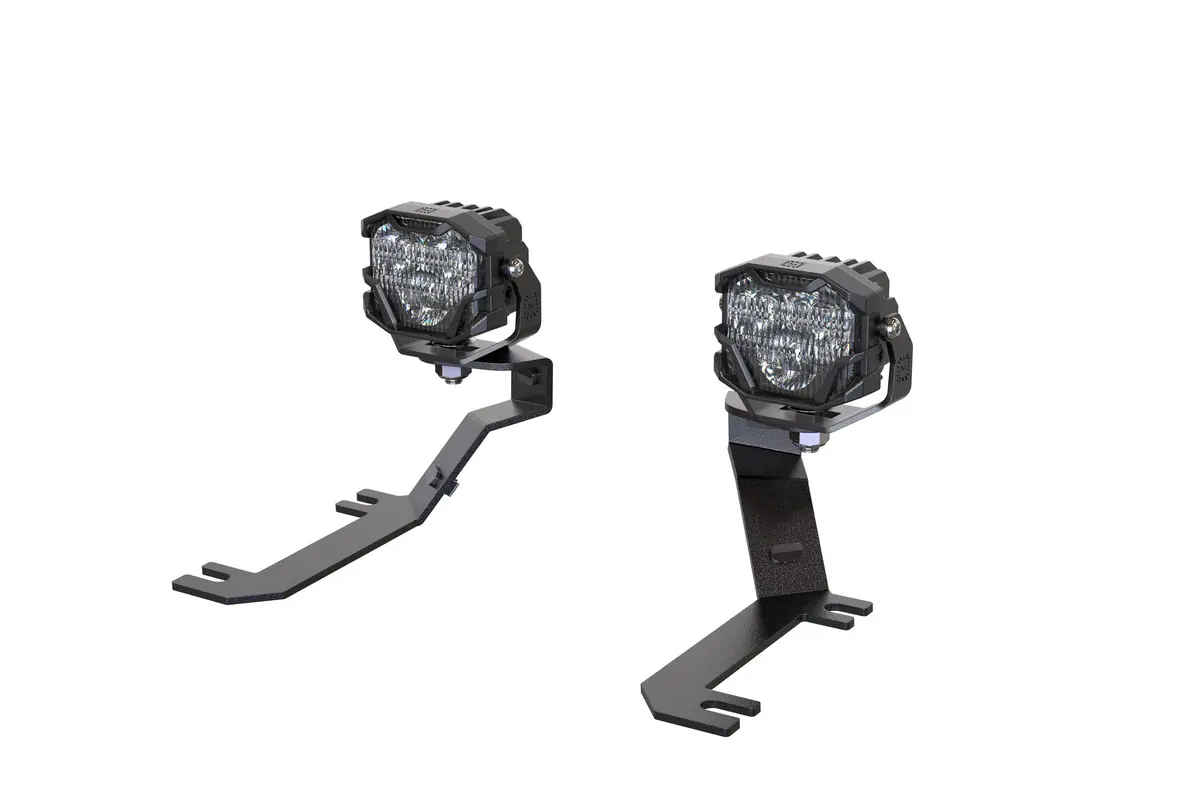 Morimoto Led Pod Light Kit Ncs Yellow Combo Beam Fits 2019+ Sierra 1500 4B-Plrkit-Baf072-0004 1