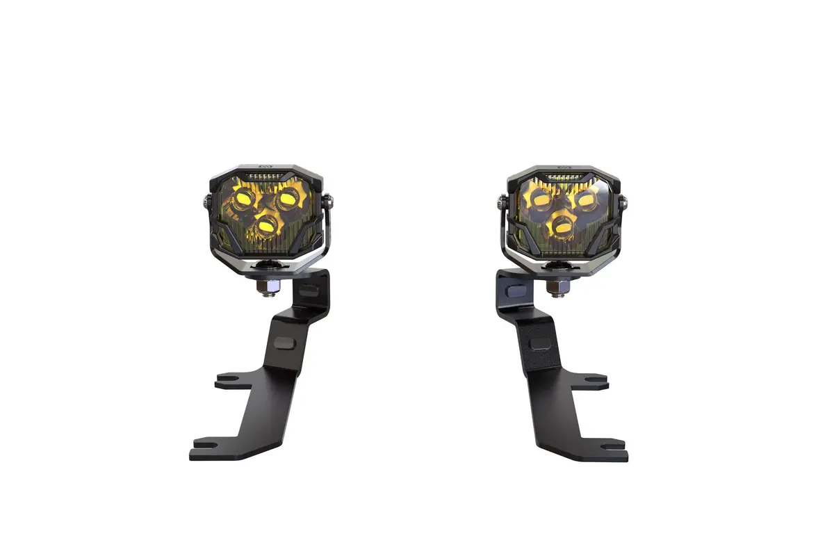 Morimoto Led Pod Light Kit Hxb White Spot Beam Fits 2019+ Silverado 1500 4B-Plrkit-Baf091-0007 2