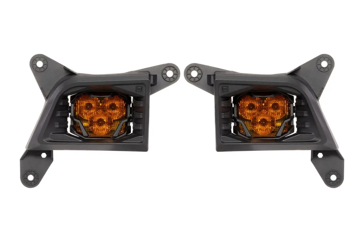 Morimoto Baf068-Kit-Ncs-Ylw Fog Light Kit Yellow For 19-21 Silverado 1500 1