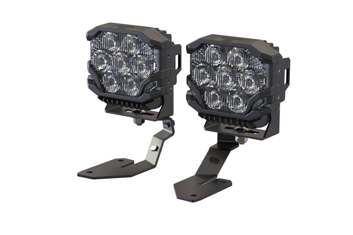 Morimoto Bb-Plr-Baf043-0001 Led Pod Lights White Spot Beam For 03-10 Cayenne 1