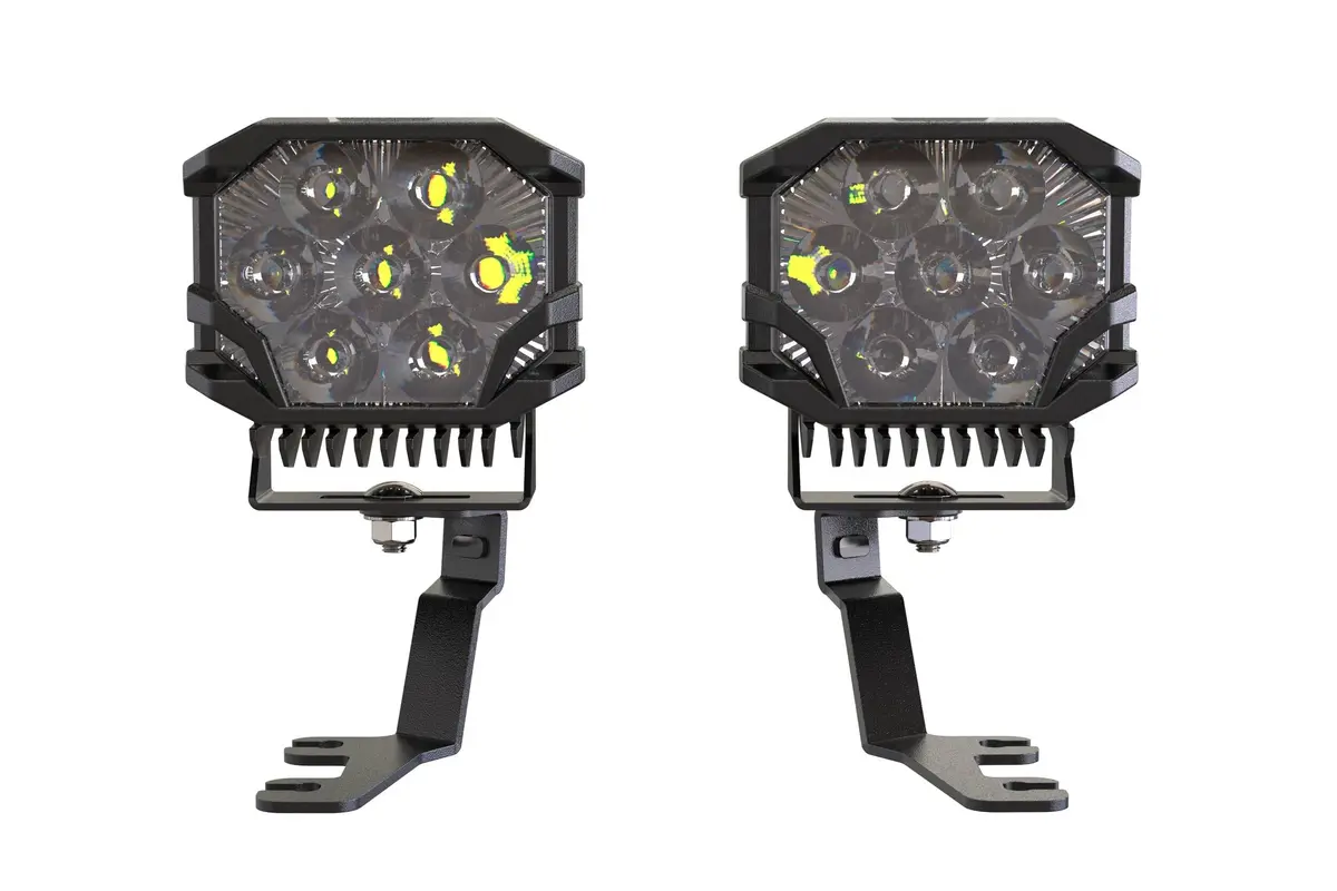 Morimoto Led Pod Lights Sport Yellow Combo Beam For 21-26 Bronco Sport Bb-Plr-Baf077-0004 2